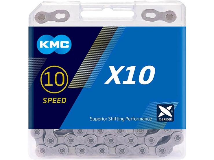 KMC X10 10 Speed Chain, Grey, 114L