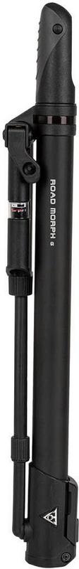 Halfords Topeak Road Morph Hand Pump With Gauge Black | Extra 8% off for BC Members