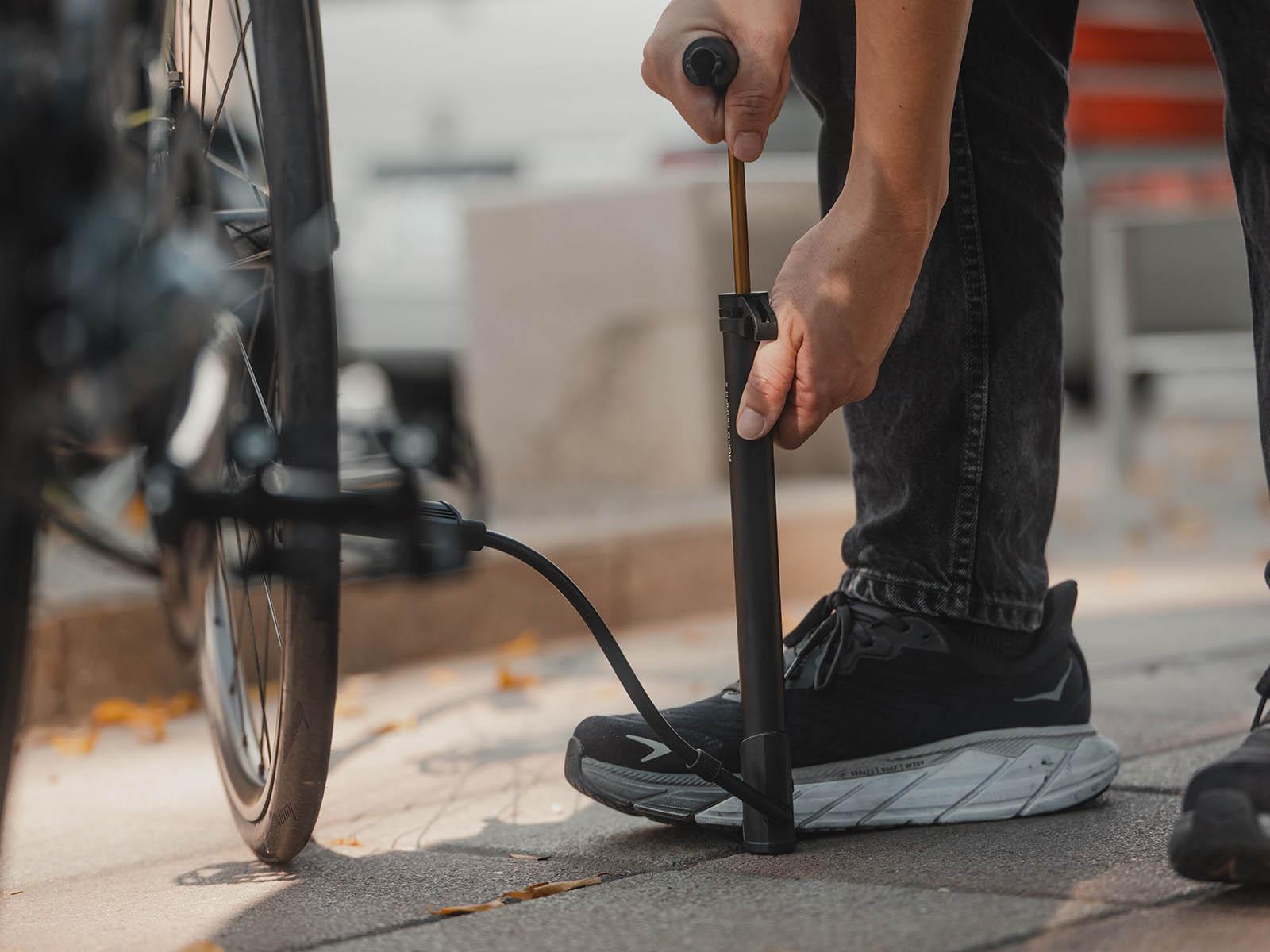 Topeak Road Morph Hand Pump With Gauge Black