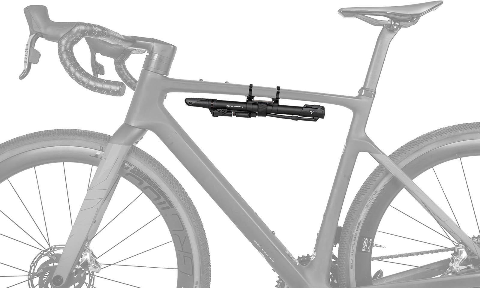 Topeak Road Morph Hand Pump With Gauge Black