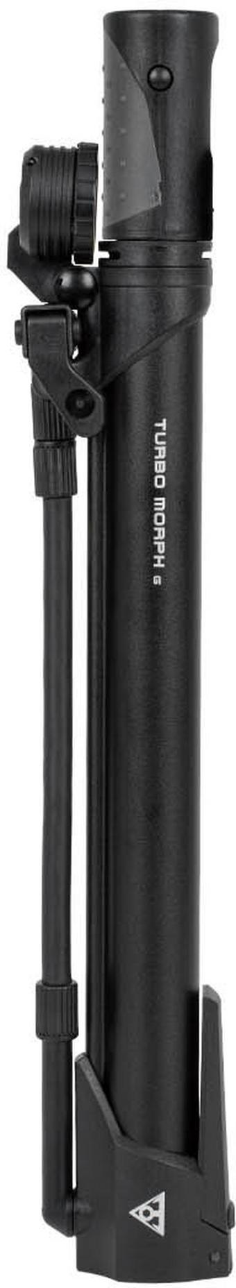Topeak Turbo Morph Hand Pump With Gauge Black