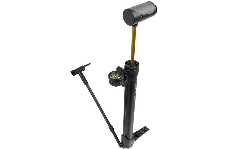 Topeak Turbo Morph Hand Pump With Gauge Black Topeak Turbo Morph Hand Pump With Gauge Black