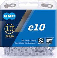 Halfords KMC Kmc E10 Ept 10 Speed Chain, Silver, 136L | Extra 8% off for BC Members