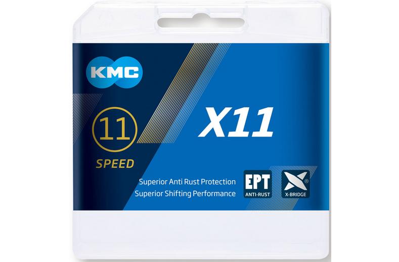 KMC X11 EPT 11 Speed Chain, Silver, 118L KMC X11 EPT 11 Speed Chain, Silver, 118L
