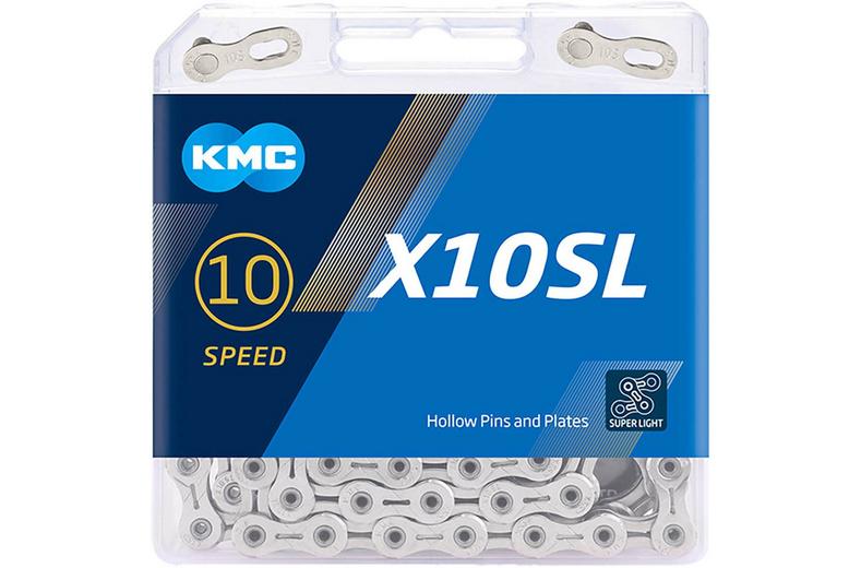 KMC X10SL 10 Speed Chain, Silver, 114L KMC X10SL 10 Speed Chain, Silver, 114L