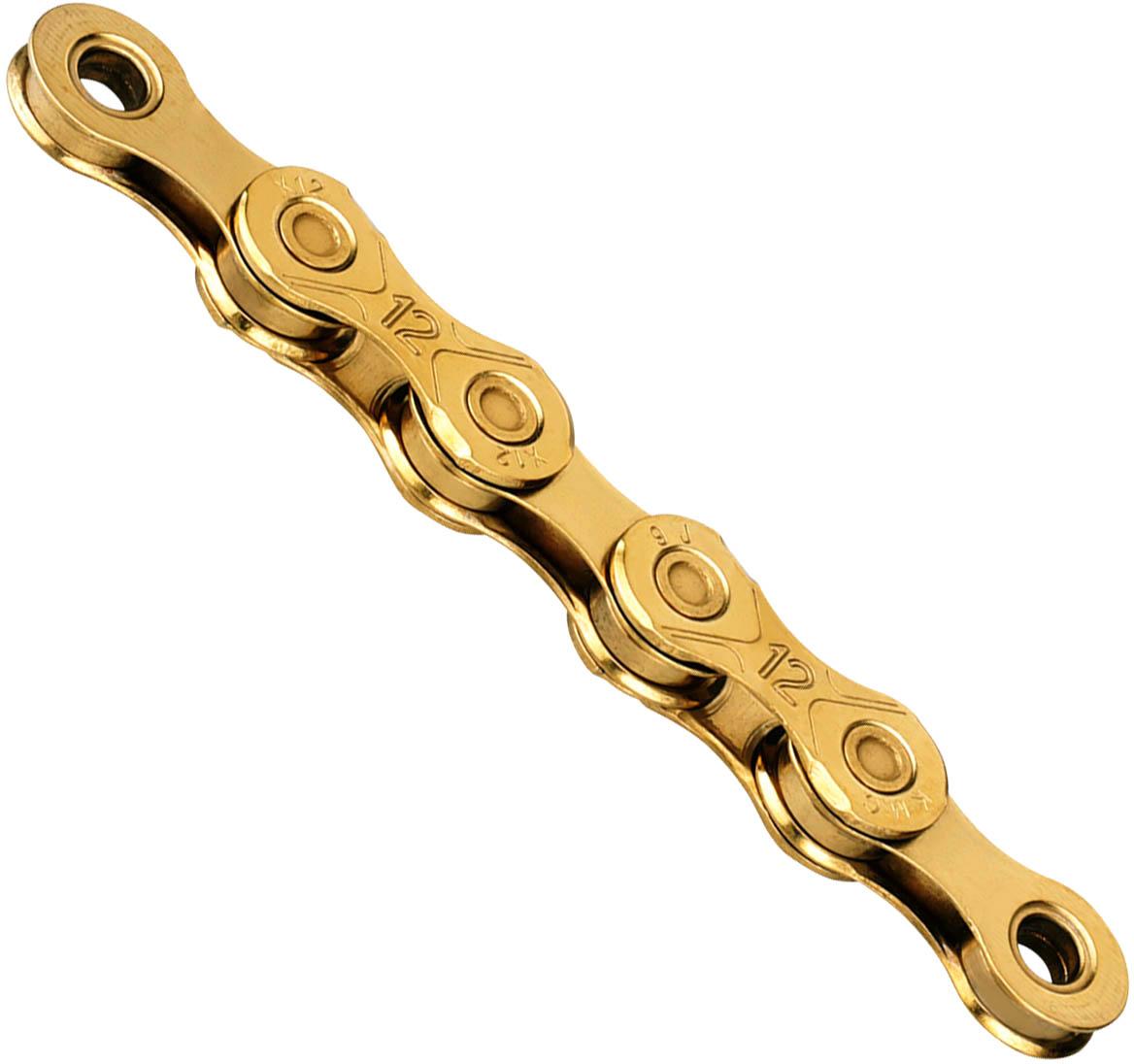 KMC X12 Ti-N 12 Speed Chain, Gold, 126L