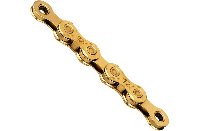 KMC X12 Ti-N 12 Speed Chain, Gold, 126L KMC X12 Ti-N 12 Speed Chain, Gold, 126L
