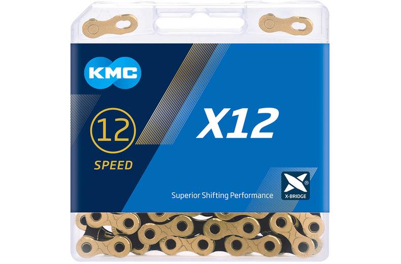 KMC X12 Ti-N 12 Speed Chain, Black/Gold, 126L KMC X12 Ti-N 12 Speed Chain, Black/Gold, 126L