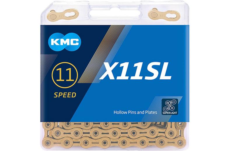 KMC X11SL Ti-N 11 Speed Chain, Gold, 118L KMC X11SL Ti-N 11 Speed Chain, Gold, 118L