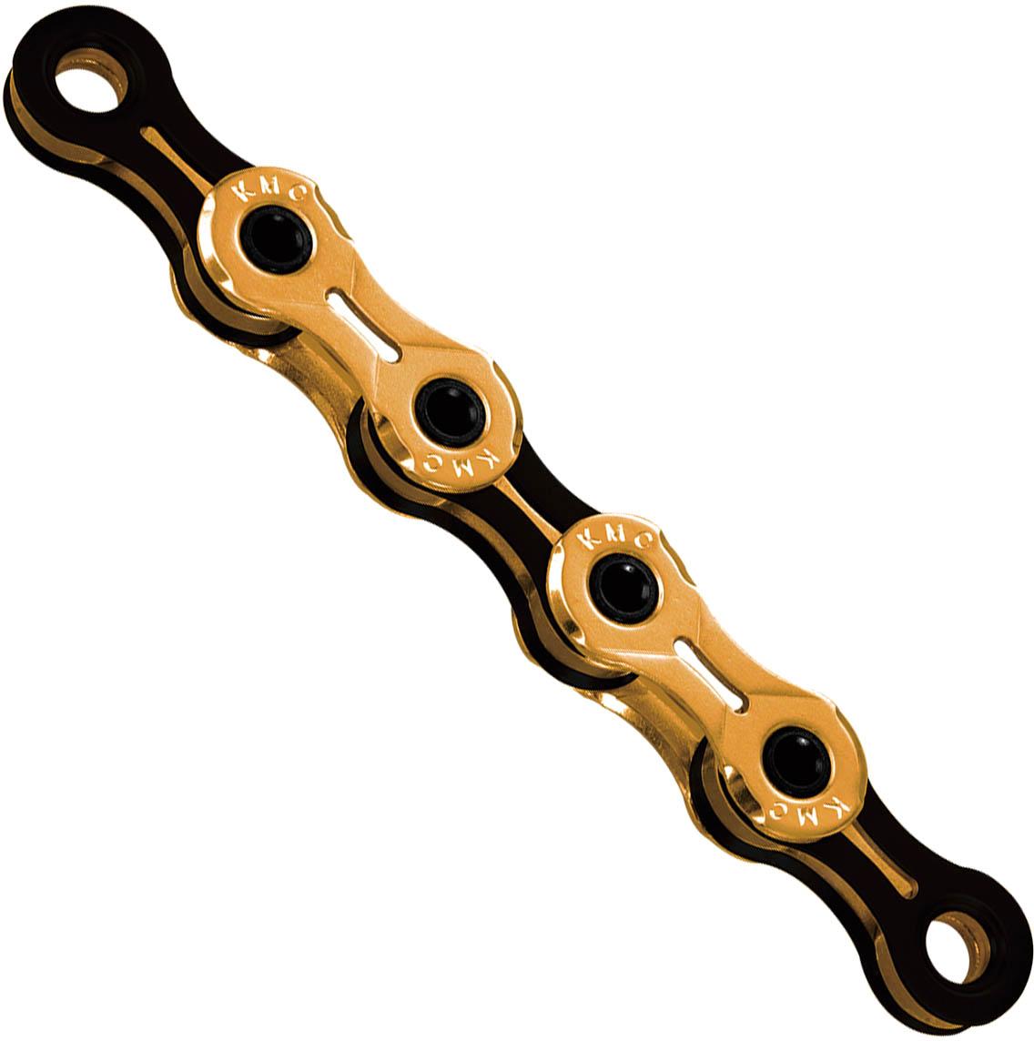 KMC X11SL Ti-N 11 Speed Chain, Black/Gold, 118L