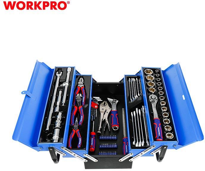 WORKPRO 93PC CANTILEVER TOOLBOX