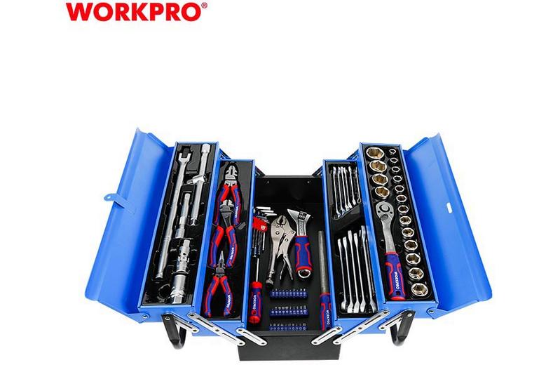 WORKPRO 93PC CANTILEVER TOOLBOX WORKPRO 93PC CANTILEVER TOOLBOX