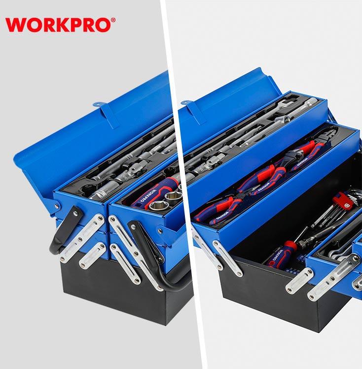 WORKPRO 93PC CANTILEVER TOOLBOX