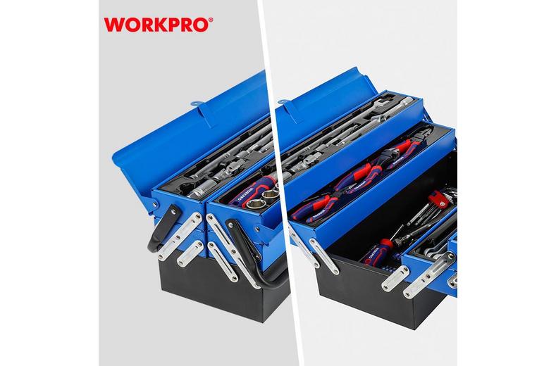 WORKPRO 93PC CANTILEVER TOOLBOX WORKPRO 93PC CANTILEVER TOOLBOX