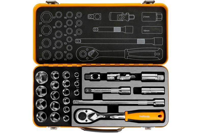HALFORDS 25PC 1/2" SOCKET TIN HALFORDS 25PC 1/2" SOCKET TIN