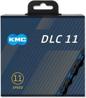 Halfords KMC X11 DLC 11 Speed Chain, 118L, Black/Blue | Extra 8% off for BC Members