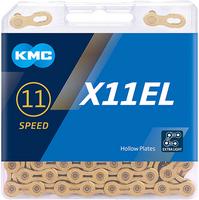 Halfords KMC Kmc X11El Ti-N 11 Speed Chain, Gold, 118L | Extra 8% off for BC Members