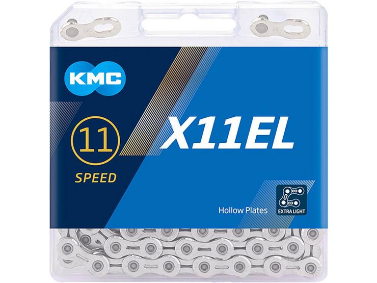 KMC X11EL 11 Speed Chain, Silver, 118L