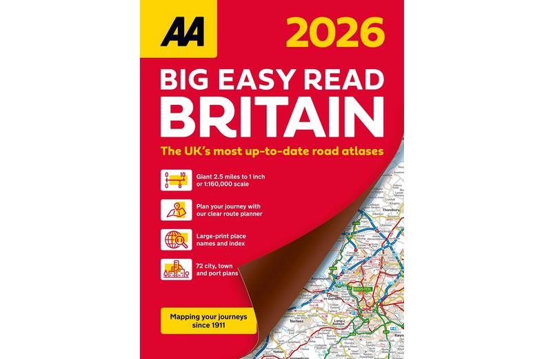 AA Big Easy Read Atlas Britain 2026 AA Big Easy Read Atlas Britain 2026