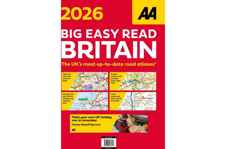 AA Big Easy Read Atlas Britain 2026 AA Big Easy Read Atlas Britain 2026