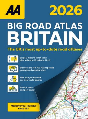 AA Big Road Atlas Britain 2026 Spiral Bound