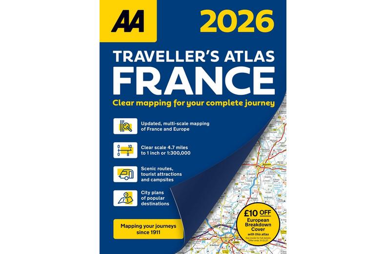 AA Travellers Atlas France 2026 AA Travellers Atlas France 2026