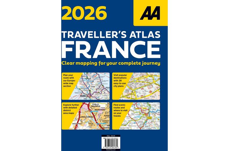 AA Travellers Atlas France 2026 AA Travellers Atlas France 2026