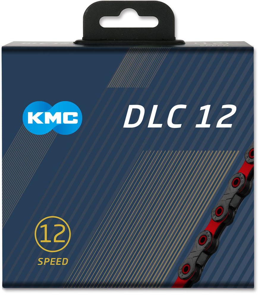 Kmc Dlc X12-Sl Bike Chain, Black/Red 126L