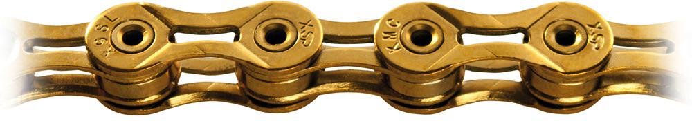 Halfords KMC X9SL Ti-N Bike Chain, Gold 114L | Pricematch, Extra 8% off for BC Members, Free Bike Health Check, Cycle2Work Scheme & 0% APR Finance.