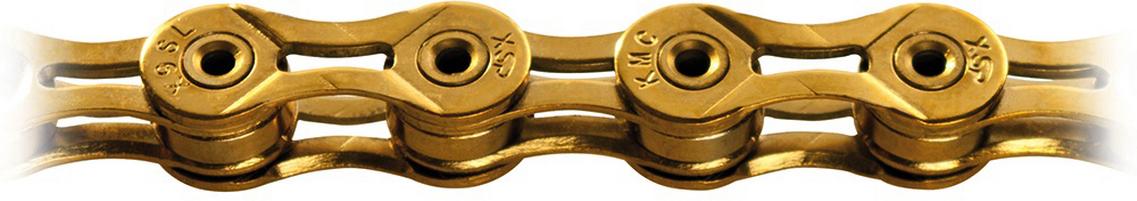 Halfords KMC X9SL Ti-N Bike Chain, Gold 114L | Extra 8% off for BC Members