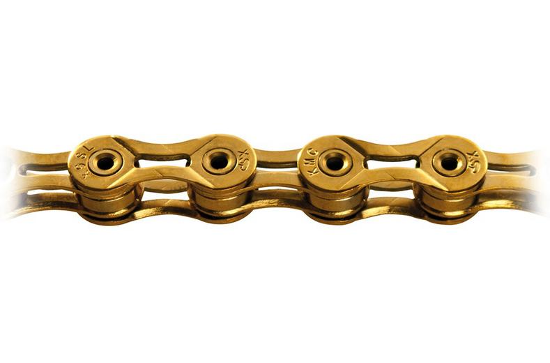 KMC X9SL Ti-N Bike Chain, Gold 114L KMC X9SL Ti-N Bike Chain, Gold 114L