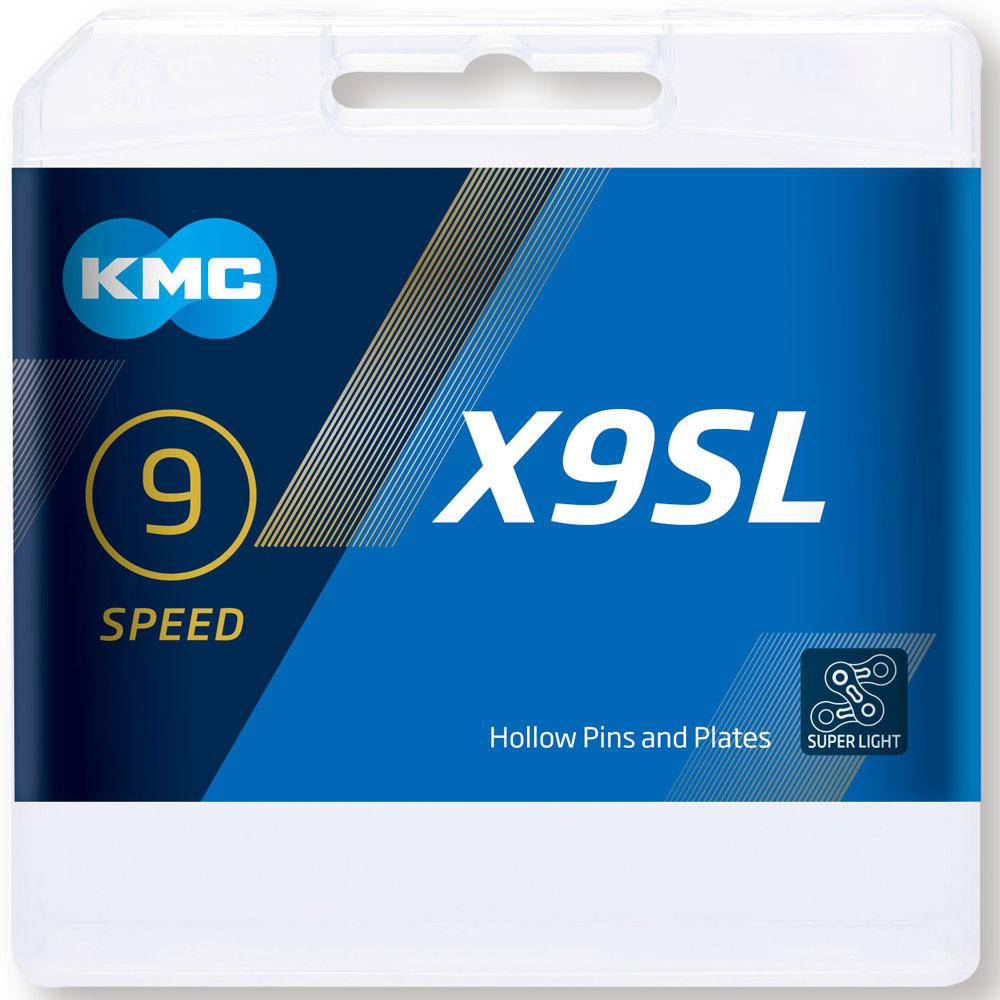 KMC X9SL Ti-N Bike Chain, Gold 114L