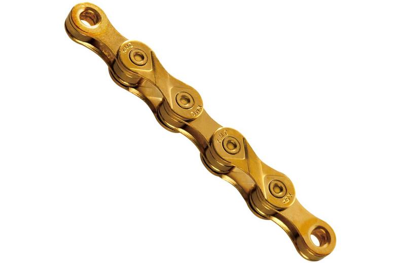 KMC X9 Ti-N 9 Speed Chain, Gold, 114L KMC X9 Ti-N 9 Speed Chain, Gold, 114L