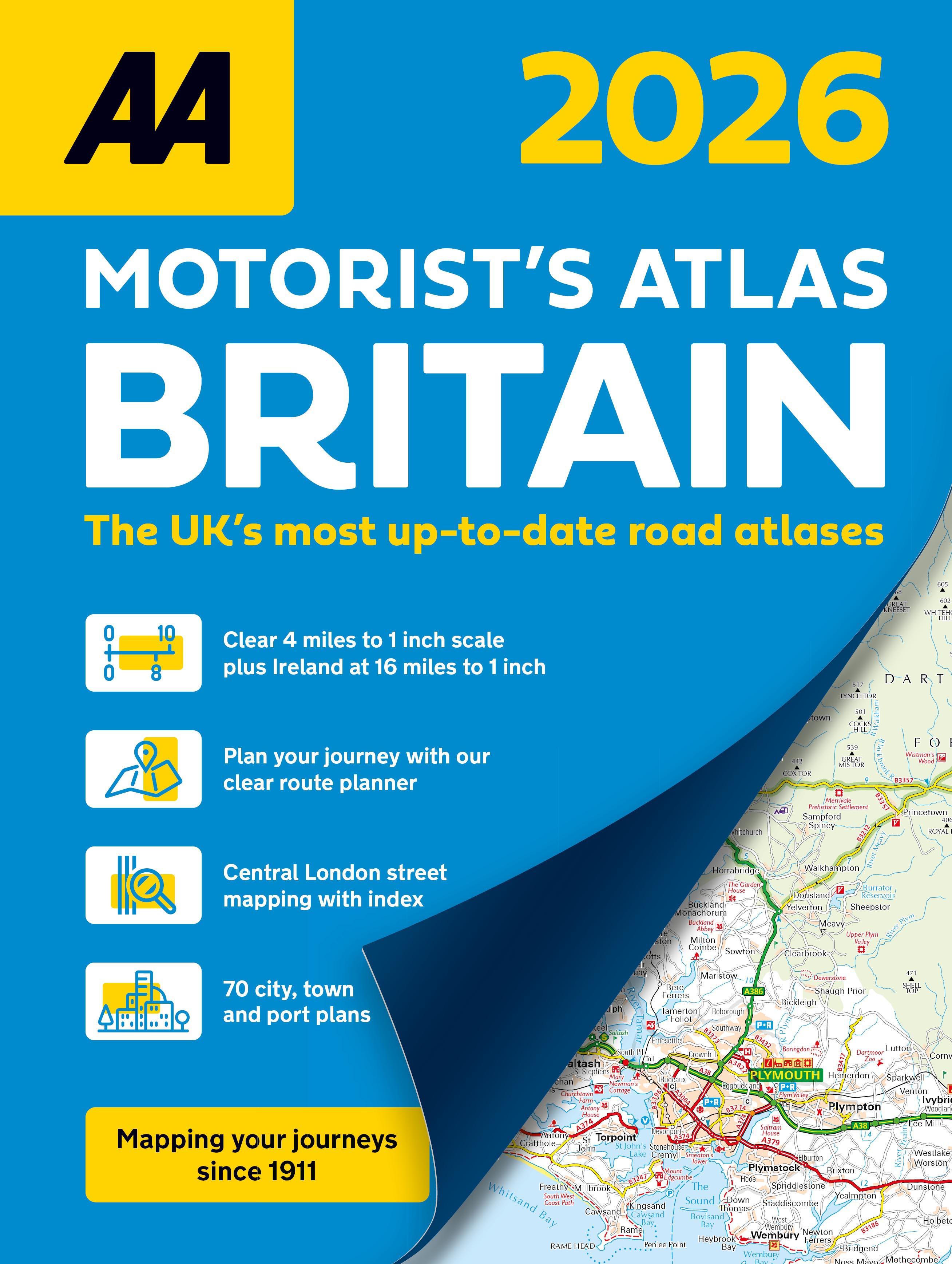 AA Motorist's Atlas Britain 2026