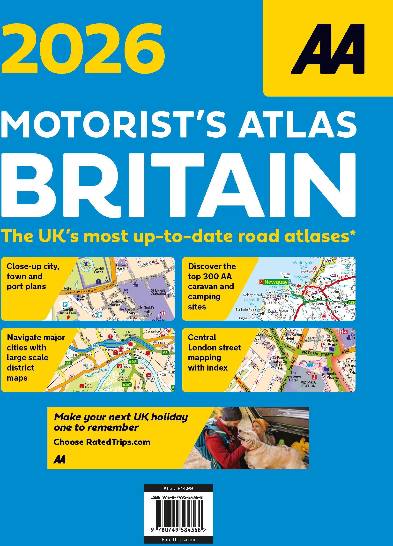 AA Motorist's Atlas Britain 2026