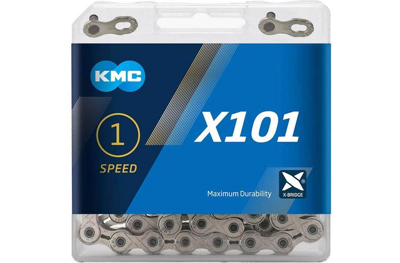KMC X101 Single Speed Chain, Silver, 112L KMC X101 Single Speed Chain, Silver, 112L