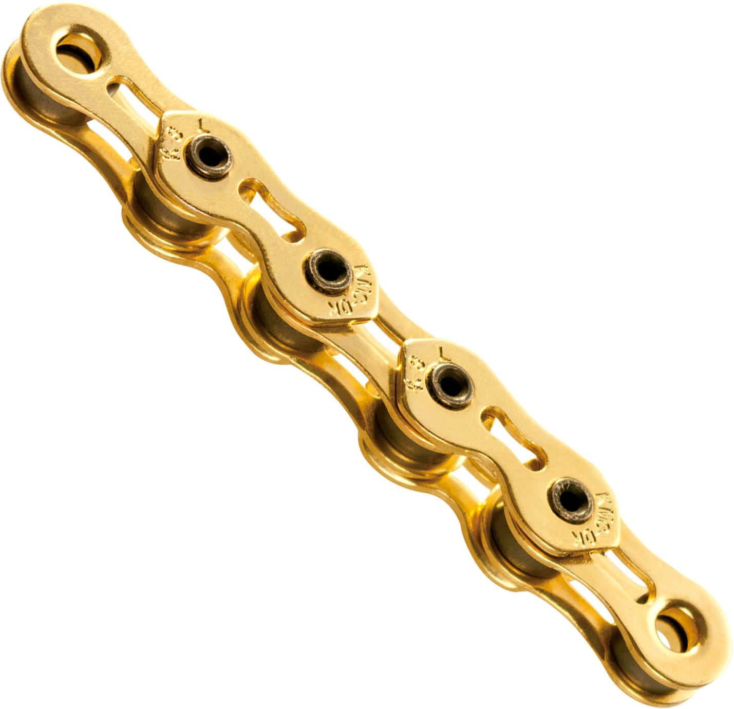 KMC K1SL Wide Ti-N Single Speed Chain, Gold, 100L