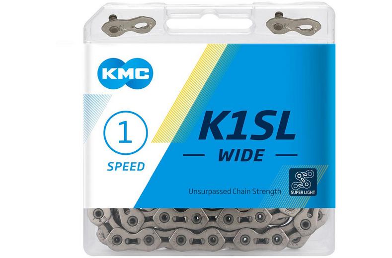 KMC K1SL Wide Bike Chain, Silver 100L KMC K1SL Wide Bike Chain, Silver 100L