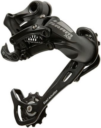 SRAM X5 10 Speed Rear Derailleur Medium Cage, Black