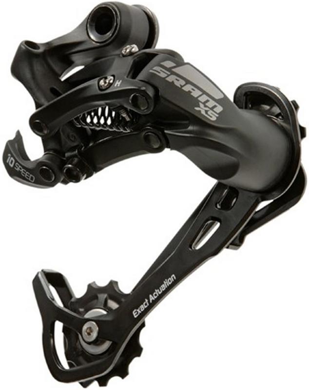 Halfords Sram X5 10 Speed Rear Derailleur Medium Cage, Black | Extra 8% off for BC Members