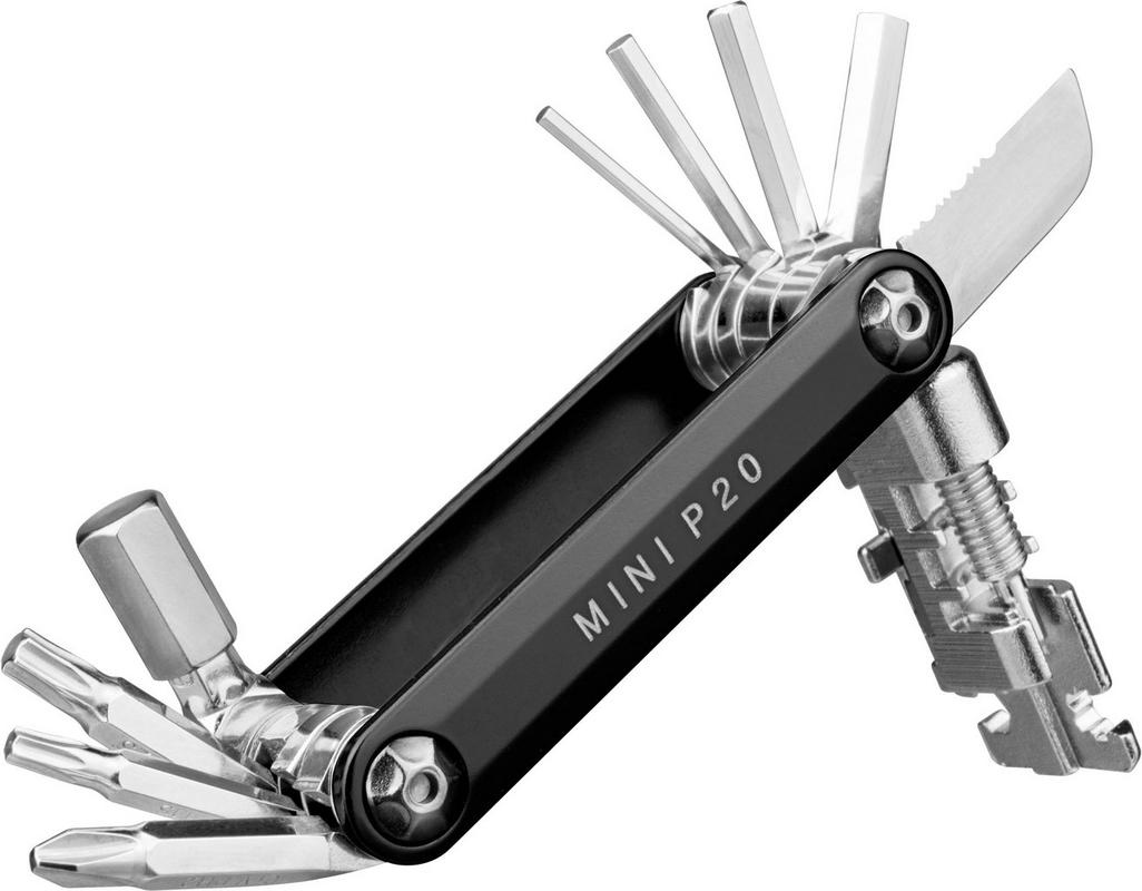Halfords Topeak Mini P20 Multi-Tool, Black | Extra 8% off for BC Members