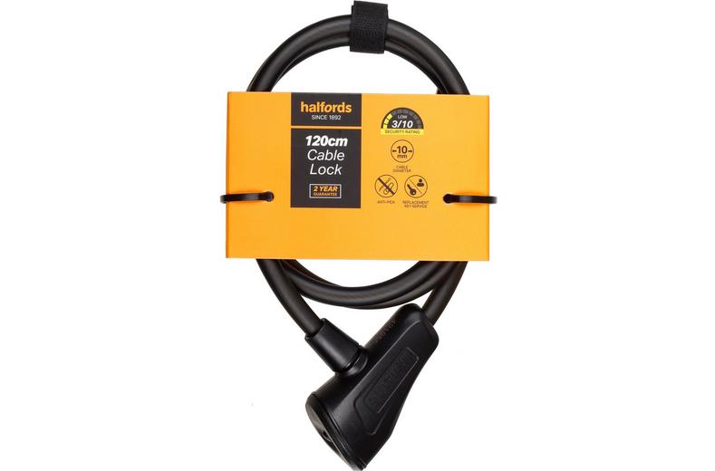 Halfords 120cm Cable Lock Halfords 120cm Cable Lock
