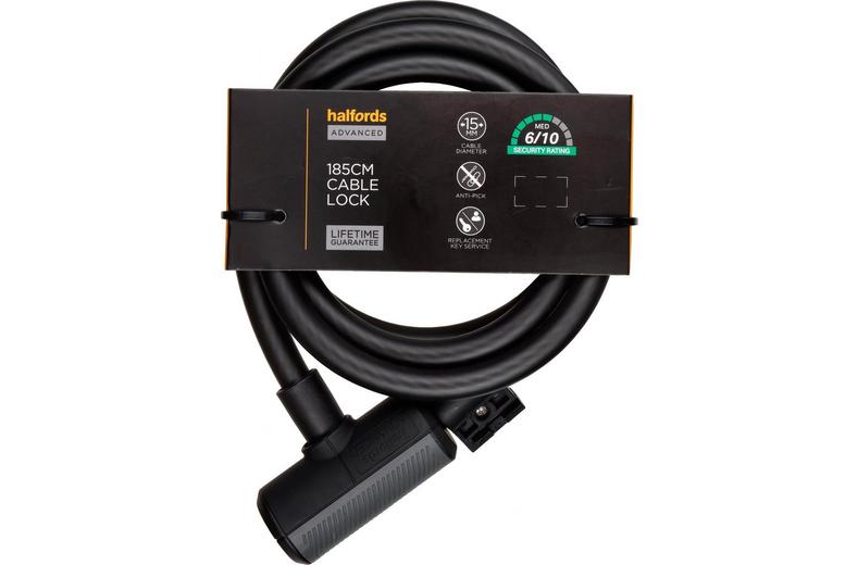 Halfords Advanced 185cm Cable Lock Halfords Advanced 185cm Cable Lock