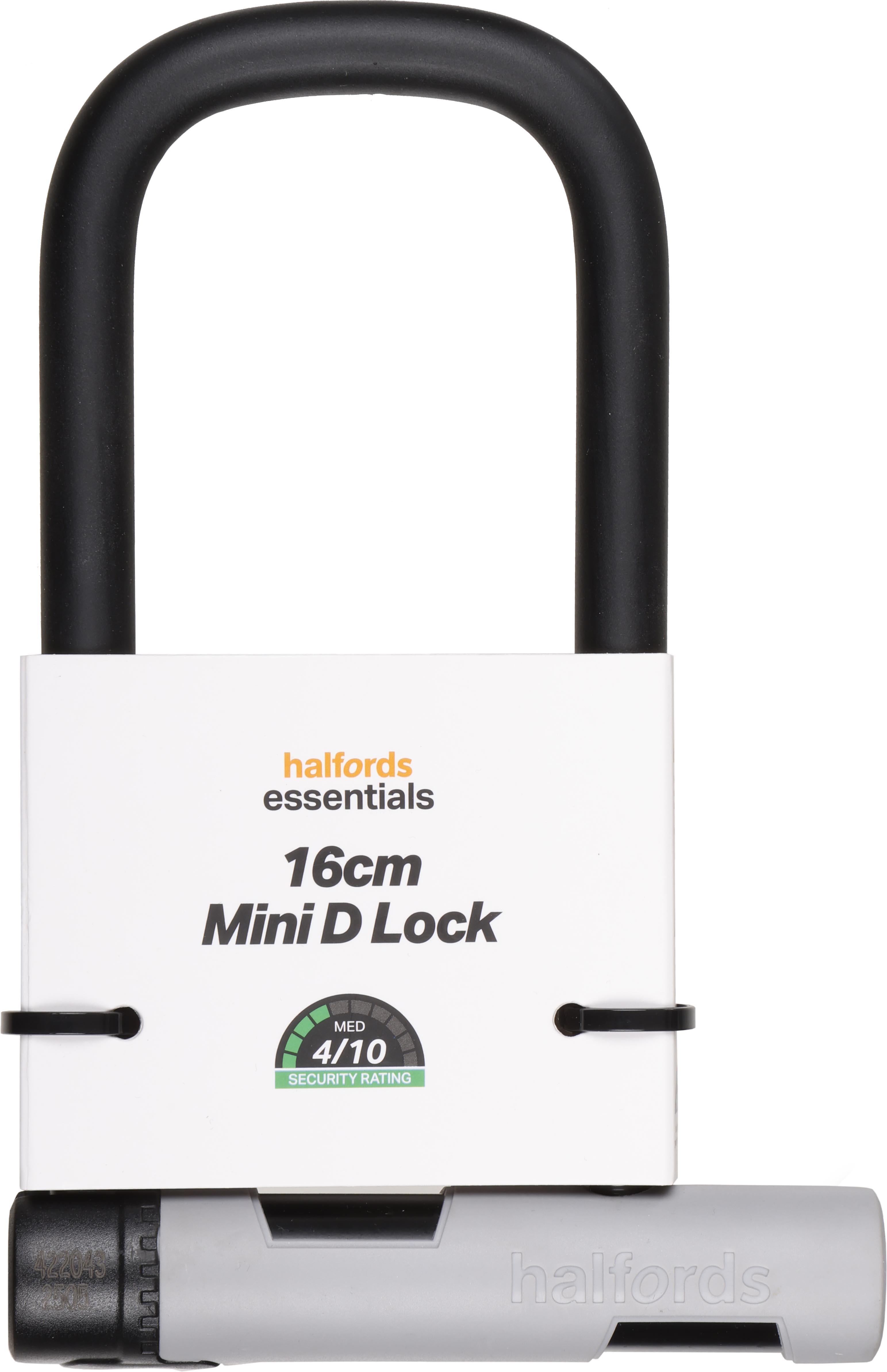 Halfords Essentials Mini D-Lock