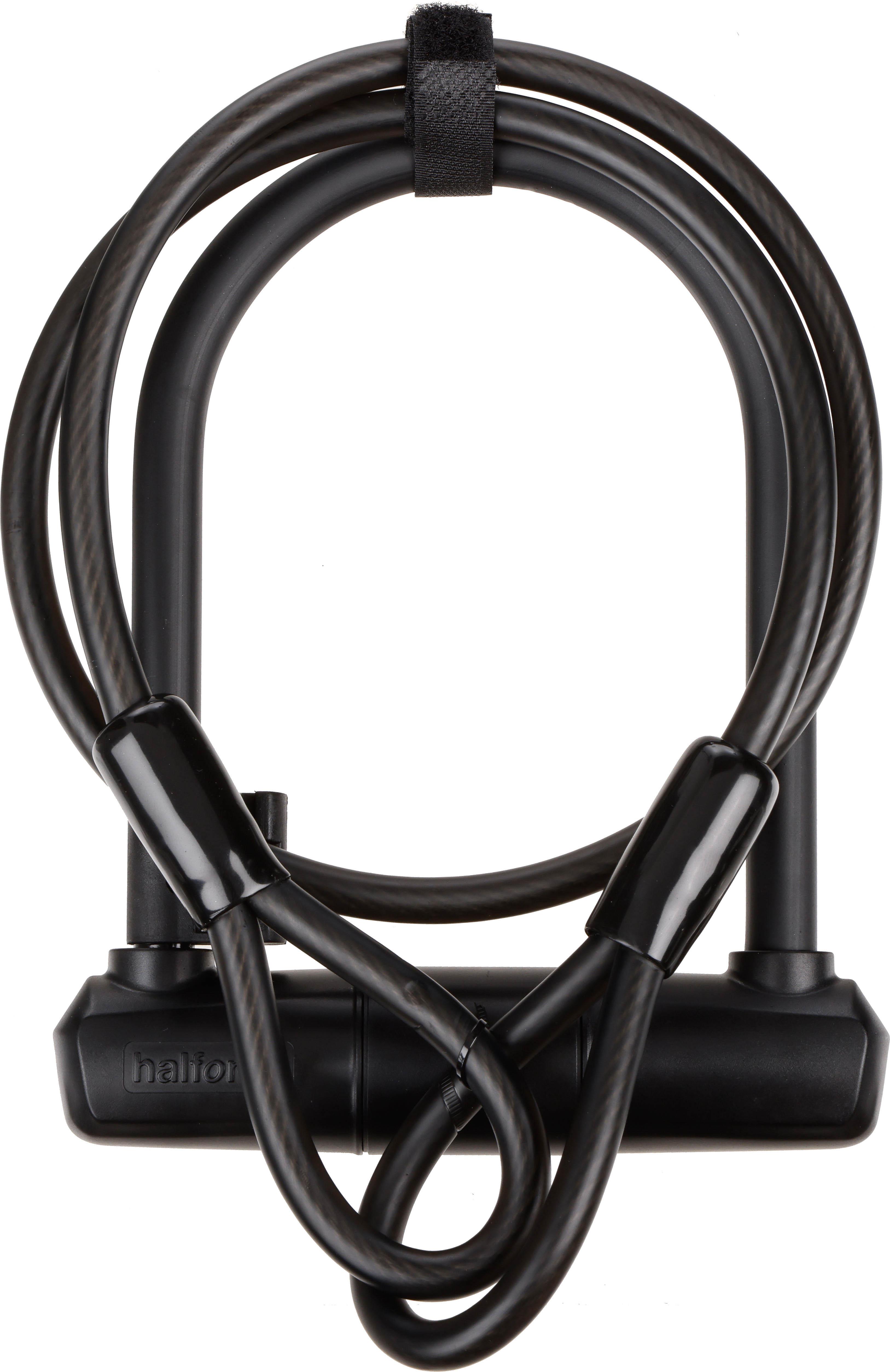 Halfords 17cm D-Lock and 120cm Cable