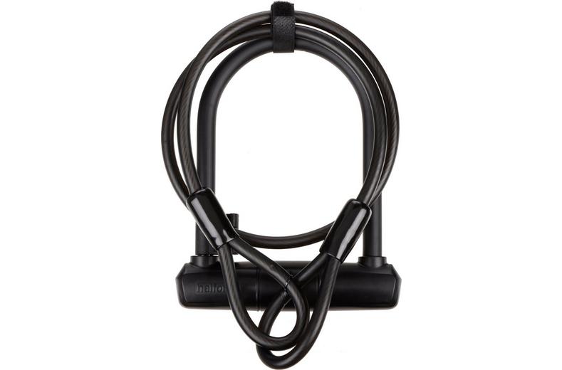 Halfords 17cm D-Lock and 120cm Cable Halfords 17cm D-Lock and 120cm Cable