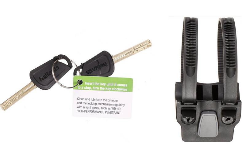 Halfords 17cm D-Lock and 120cm Cable Halfords 17cm D-Lock and 120cm Cable