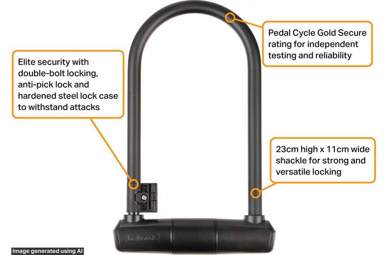 Halfords 23cm D-Lock Halfords 23cm D-Lock