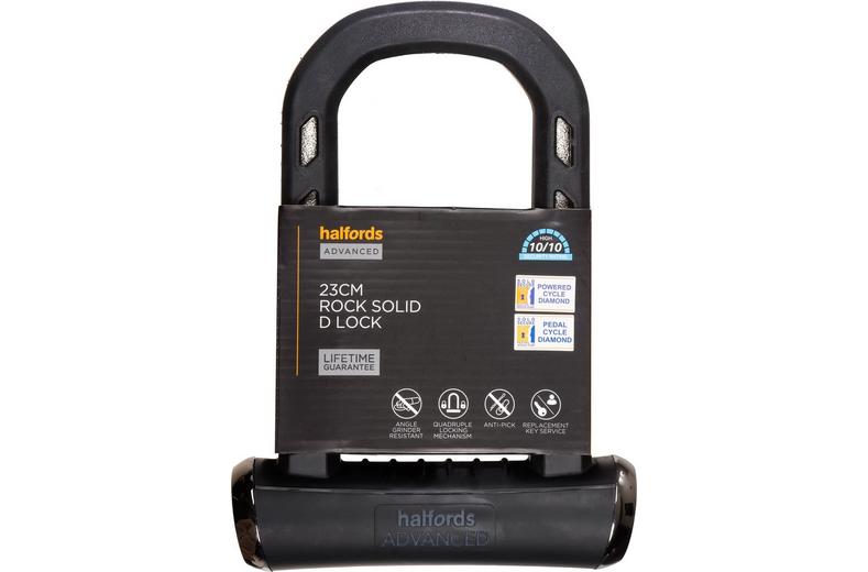 Halfords Advanced Rock Solid D-Lock Halfords Advanced Rock Solid D-Lock