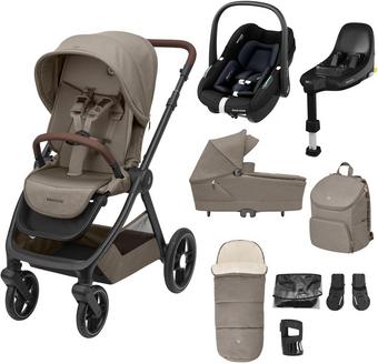 Maxi-Cosi Oxford+ 9 Piece Select Bundle, Twillic Truffle